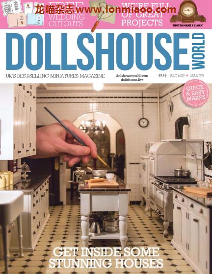 [英国版]Dolls House World 玩偶屋世界 手工模型PDF电子杂志 Issue334